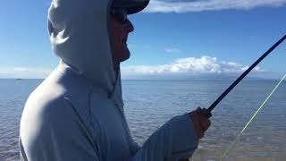05.09.18 Stuart using my new Nautilus reel.