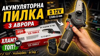 Акумуляторна міні Пилка з Аврори Forte CS- 10BLS 12V Хлам чи Ні