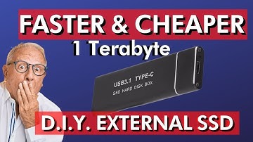 HOW TO BUILD (D.I.Y) External SSD:  FASTER, CHEAPER & SUPER EASY