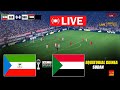 LIVE EQUATORIAL GUINEA Vs SUDAN CAF Africa Nations Cup 2025 Live Game Simulation Pes 