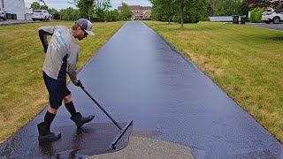 Driveway Sealcoating Experts  S1:E1  'Longer Than A Football Field'