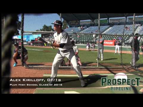 Alex Kirilloff Prospect Video, Inf_OF, Plum High School Class of 2016