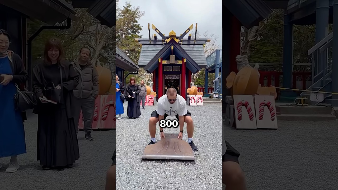 Powerlifter Surprises Japanese Locals With Strength