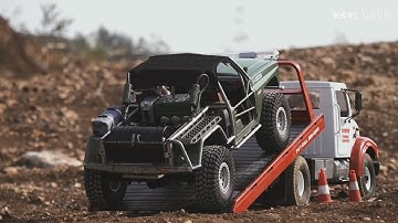 CROSS RC EMO XT4 on the bed WT4 / Scale Crawling 4x4 Rc Car