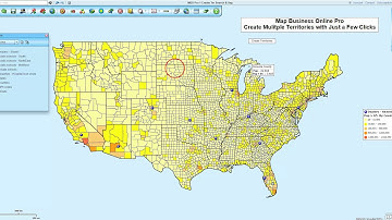 Access Demographic Data in Map Business Online Standard & Pro