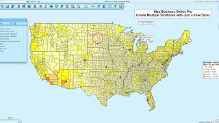 Access Demographic Data in Map Business Online Standard & Pro