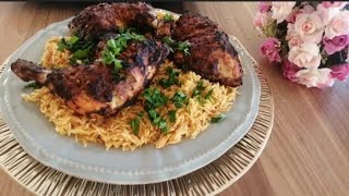 الذ  تتبيلة دجاج وارز yammy marinstrd chicken and rice