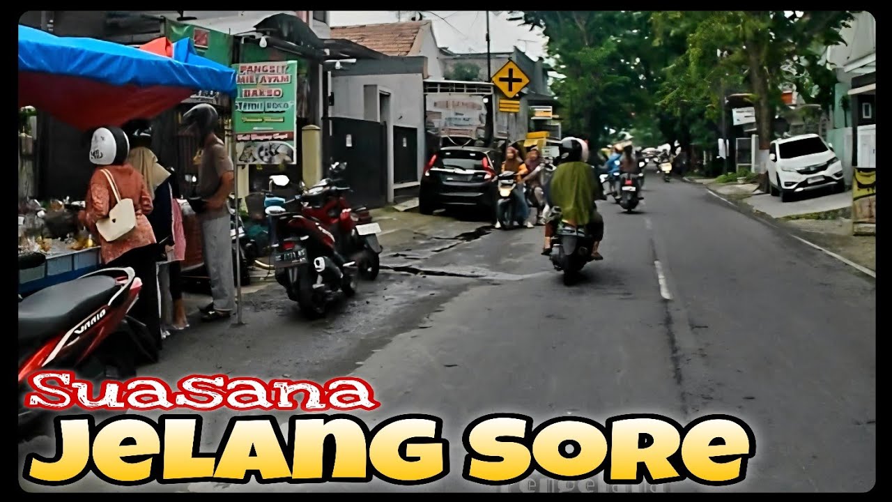 Suasana Jalanan Kota Mojokerto Sore Hari | Menjelang Berbuka Puasa Hari Pertama