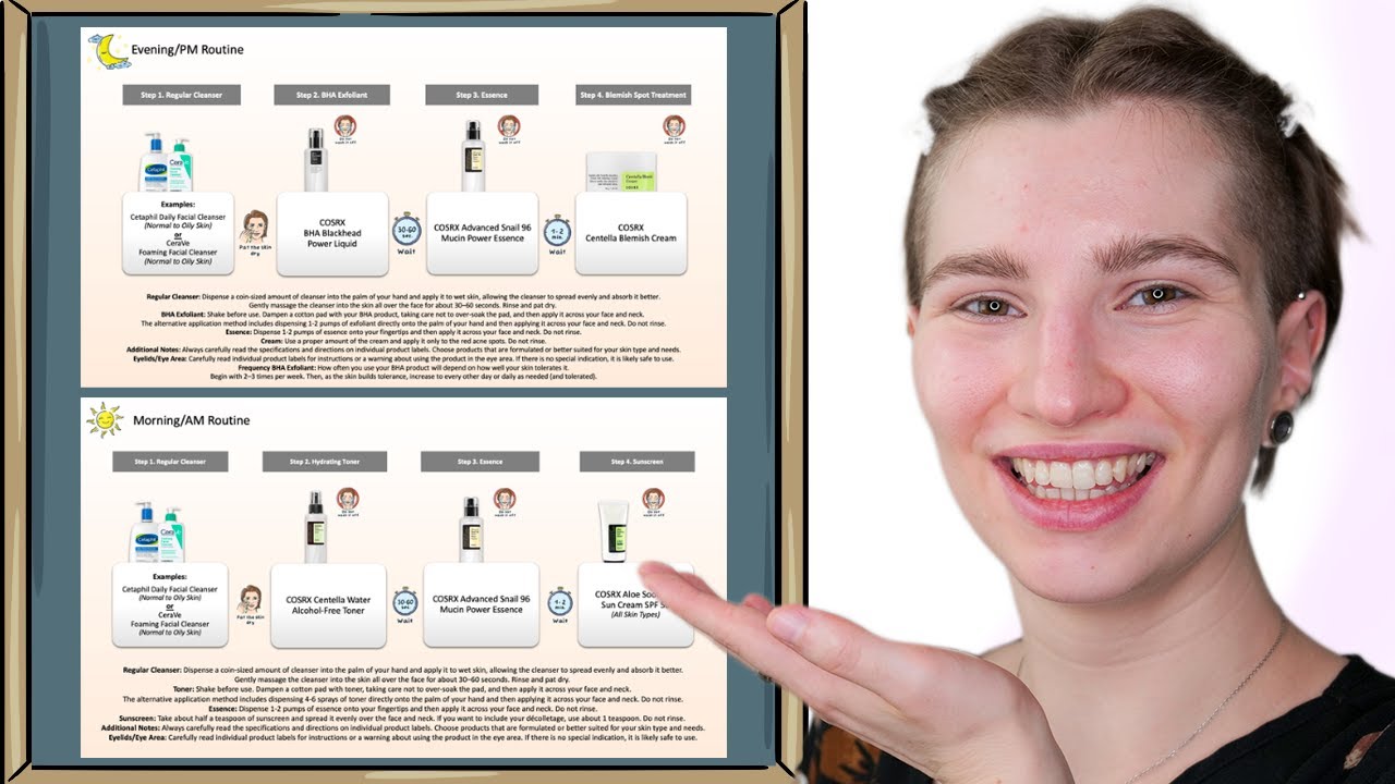 COSRX Skincare Routine for Oily Acne Prone Skin YouTube