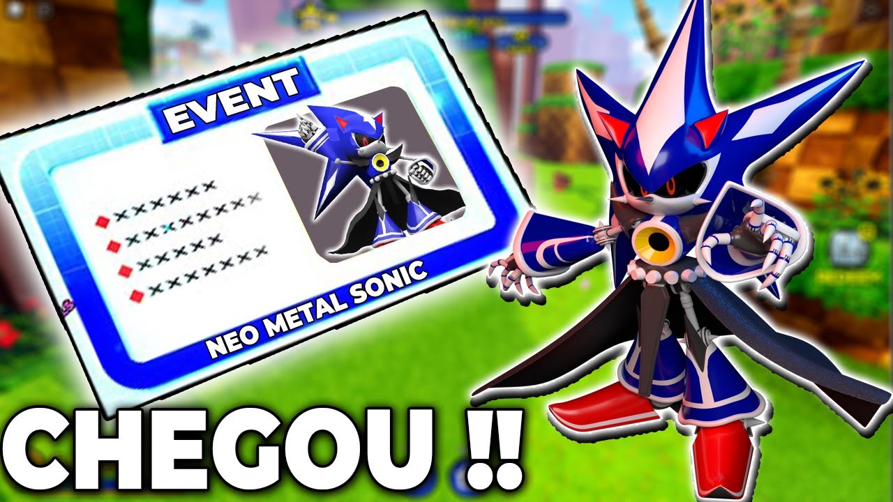 MINHA NOSSA CHEGOU NEO METAL SONIC NO SONIC SPEED SIMULATOR (Roblox) 