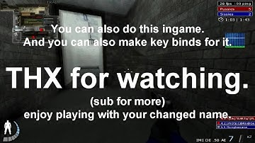 Urban terror tut : how to change your name in Urban terror