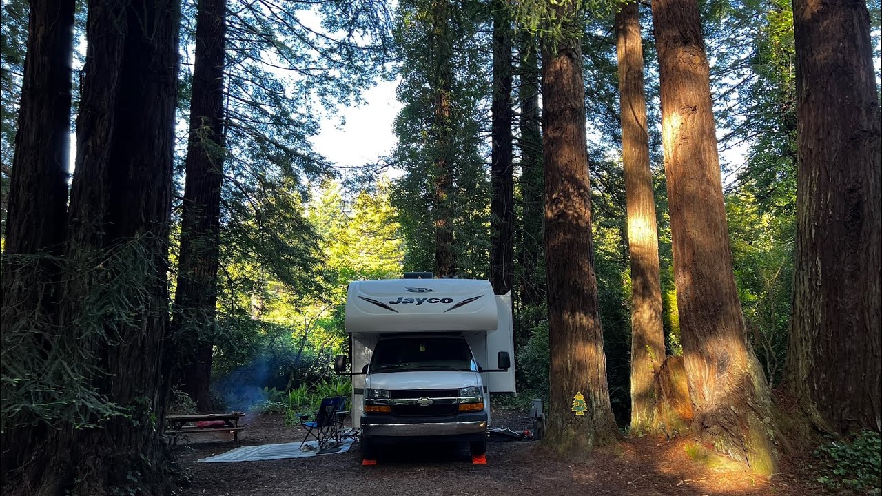 Emerald Forest RV and camping, Trinidad California, northwest coast