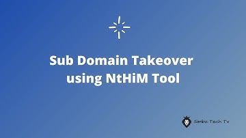 Fast Subdomain Takeover detection Tool |  NtHiM (Now, the Host is Mine!)  | Bug Bounty Recon Tool