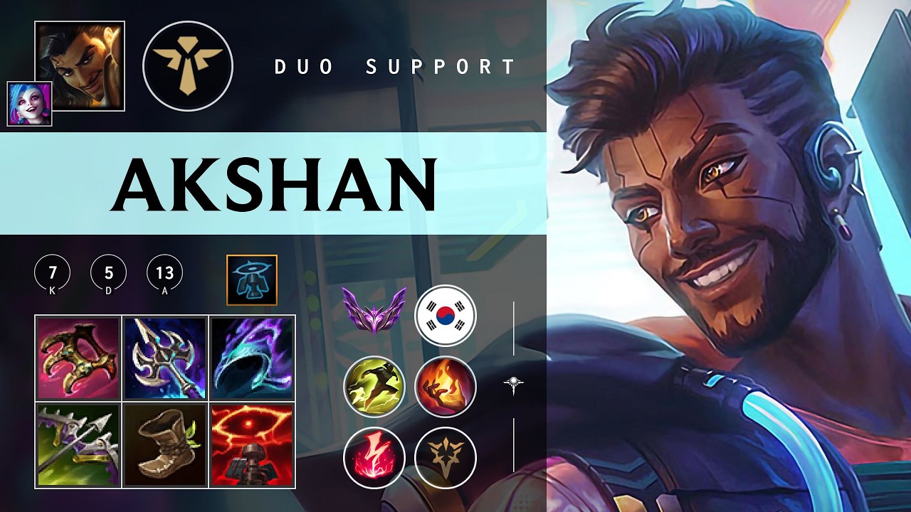 Akshan Support vs Seraphine - KR Master Patch 26.04