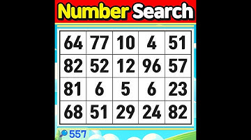 Number Search #557 Your story isn’t over yet.【Match | brain game | puzzle 】