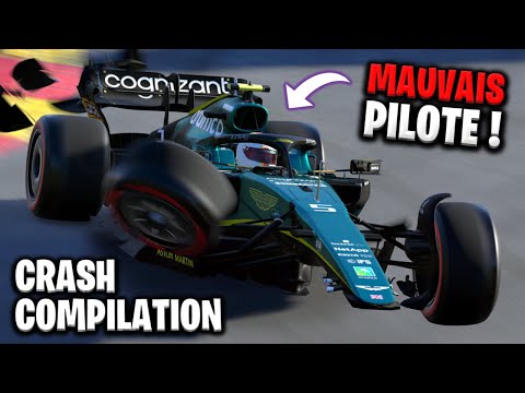 LVOLP est un MAUVAIS PILOTE. Crash/Fail Compilation #1 (F1 22, GT7, etc.)