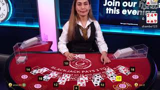 £100 vs live blackjack