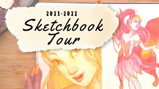 SKETCHBOOK TOUR 2021-22! RIP My Favorite Sketchbook :(