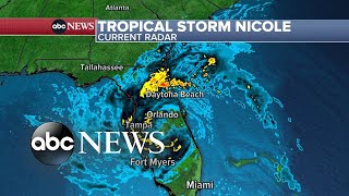 Tornado watch issued for part of Florida amid tropical storm Nicole