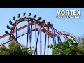 Vortex 4K Off-Ride Siam Amazing Park 2021 | รถไฟเหาะวอเท็กซ์ สยามอะเมซิ่งพาร์ค | Vekoma SLC Extended