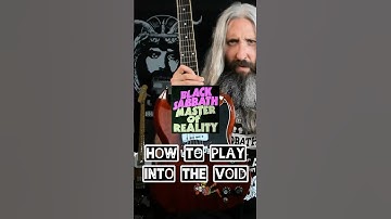 How to Play Black Sabbath ‘Into The Void’🦇🌑 #blacksabbath #tonyiommi #gibsonsg #doesitdoom