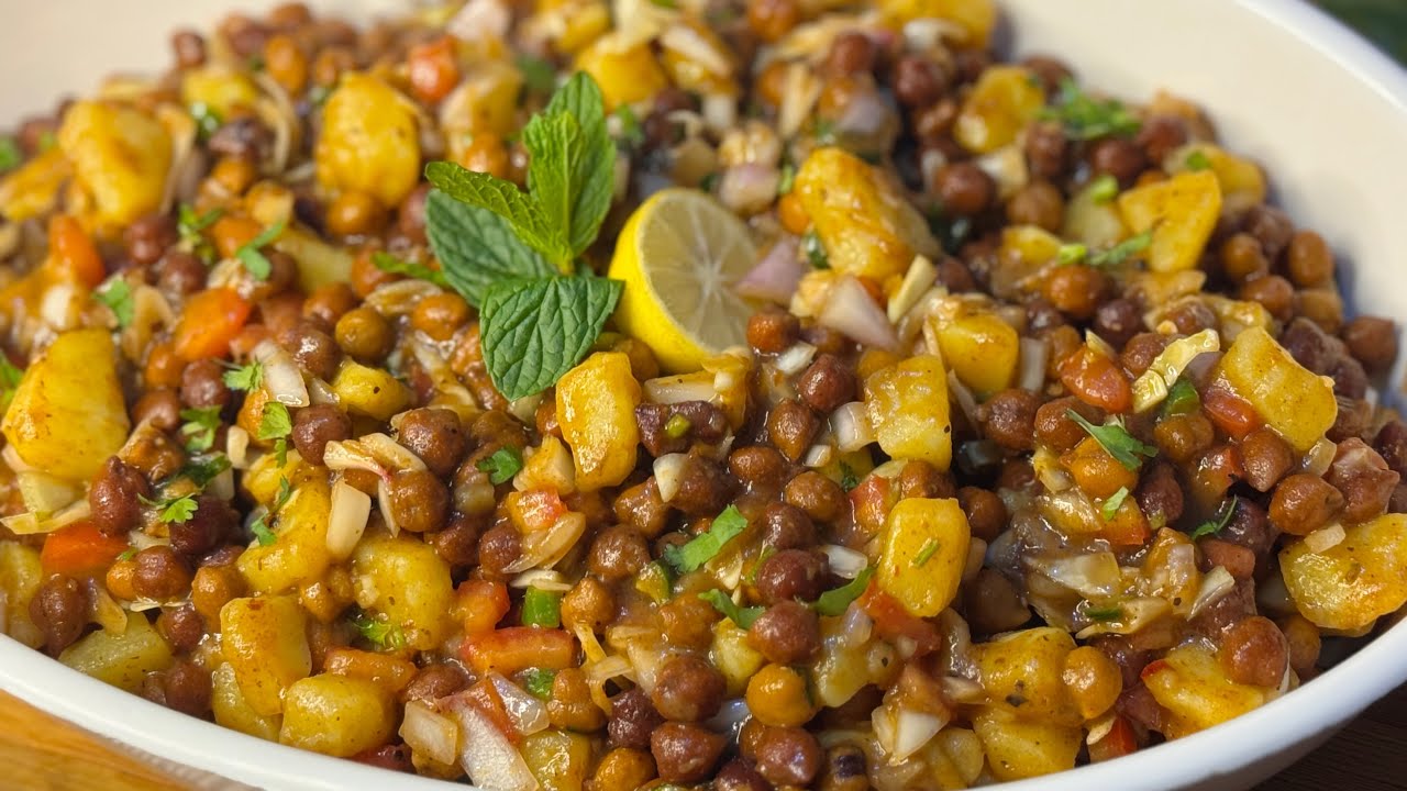 Рецепт кала чана чаат, новый рецепт для Рамадана | Таблица специй для риса | Кухня Бены