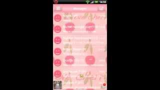 GO SMS Pro Cherries screenshot 1