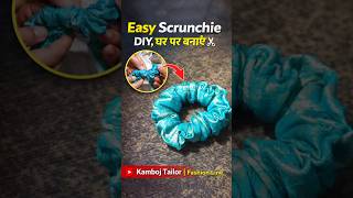 Easy Scrunchie DIY ✂️ | घर पर बनाएं in Minutes