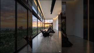Luxurious bedroom with emerald black epoxy flooring She Slipped on the Black Glass Floor 😳😱