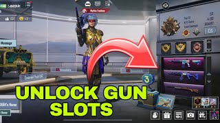How To Unlock Gun Slots In Pubg Mobile & Bgmi How To Open Guns & Cars Slots In Pubg & Bgmi