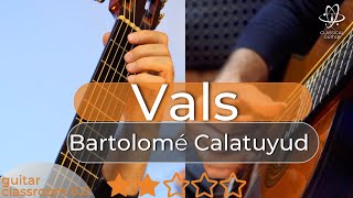 Guitar Performance: 'Vals' by Bartolomé Calatayud | Classical Guitar