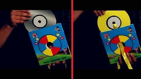 Color Changing Paper CD Trick Tutorial!