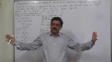 Regression - 17 From means, variances and r regression lines after changing origin and scale