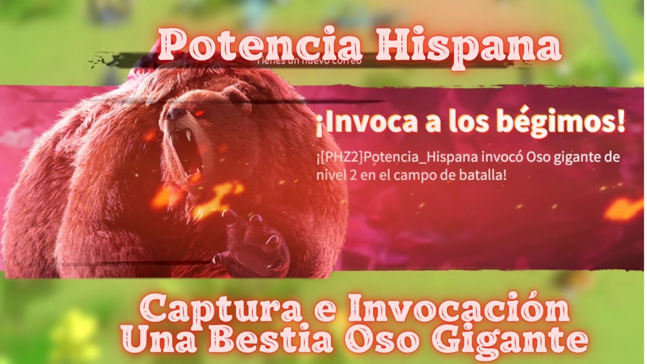 Call of Dragons!!! Captura del Primer Begimo Oso Gigante y Destroza ...