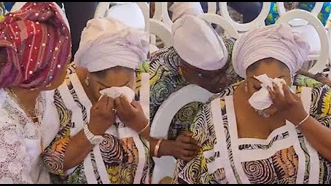 This Will Make U Cry: See How People Consoled Yoruba Actress Foluke Daramola at Her Mother’s Funeral