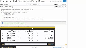 Short Exercise 14-4, Pricing Bonds, Ed. 11