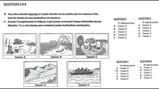 TEF / TEF Canada  Listening test - 5 ( test d'evaluation de français )