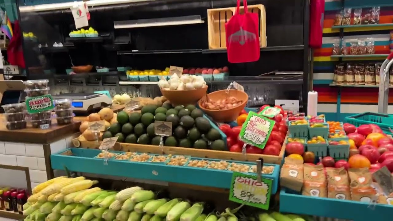 North Market food hall in Columbus, Ohio August 2024