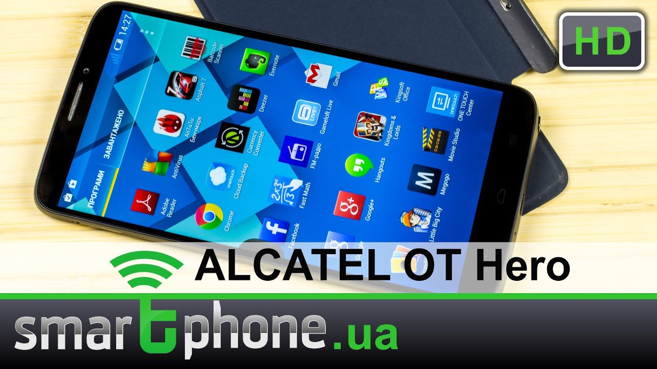 ALCATEL ONETOUCH Hero - обзор. Дисплей 6 дюймов, стилус и 2 ГБ ОЗУ