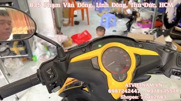 LẮP CÙM NVX mod passing tắt máy cho EX135, Nouvo, Mio, Jupiter như zin