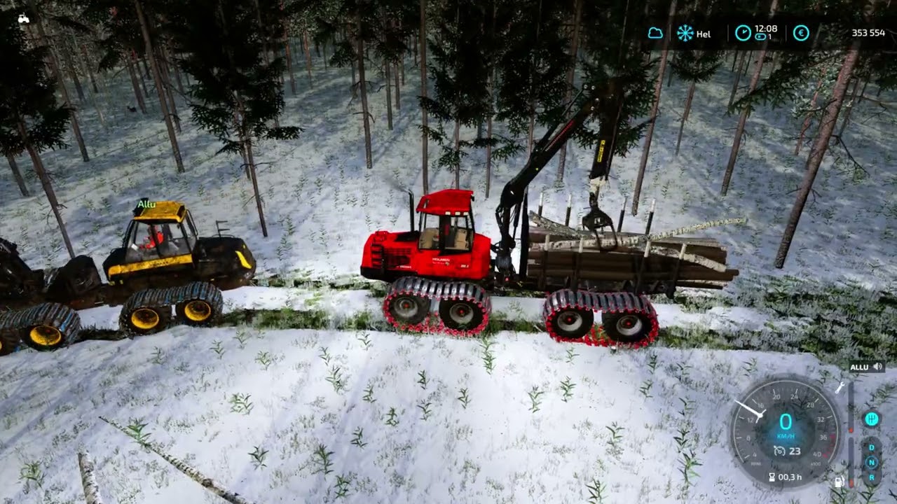 Fs22 Puun ajoa Haapavaarassa #1