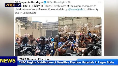INEC Begins Distribution of Sensitive Election Materials in Lagos State