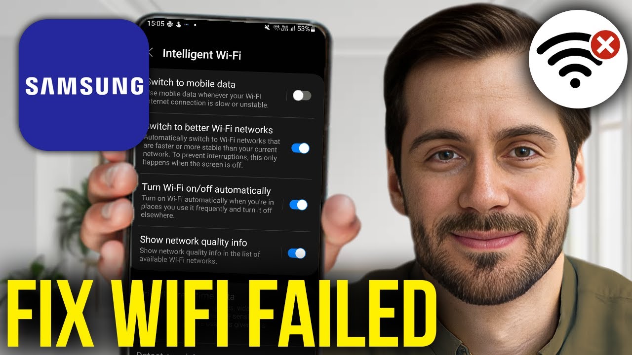 Как исправить проблему с неработающим Wi-Fi-соединением на Samsung