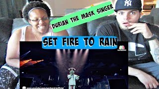 SET FIRE TO THE RAIN - DURIAN MASKED | THE MASK SINGER THAILAND REACTION!!!