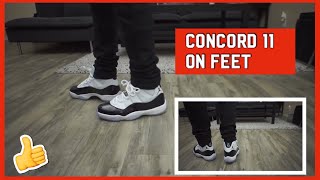 2018 Air Jordan 11 Concord On Feet