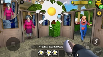 Scary Teacher 3D  Mod menu - troll Miss T so funny everyday (android, ios) part 1274