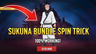 SUKUNA BUNDLE NIKAL GAYA! 😍 Only 1 Spin Trick 🔥 | Garena Free Fire