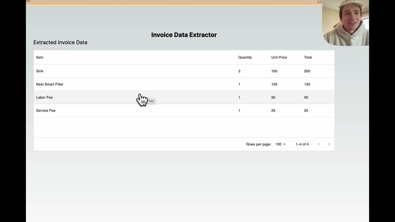 Invoice Data Extractor Demo