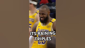 IT’S RAINING TRIPLES IN L.A.! Crazy sequence between Lakers and Warriors!