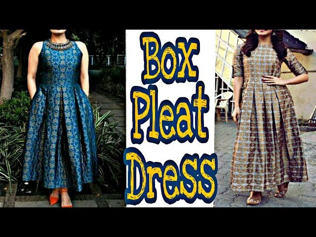 Georgette fabric Umbrella Frock full Sleeve With lining Cutting and  Stitching| umbrella long kurti. - YouTube